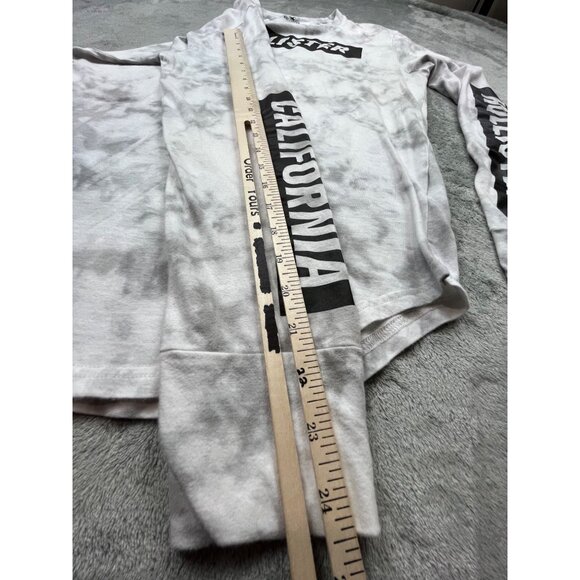 Hollister California Long Sleeve Tie-Dye Shirt Mens Medium Preppy Thrashed Punk - Picture 7 of 11